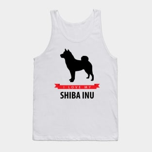 I Love My Shiba Inu Tank Top